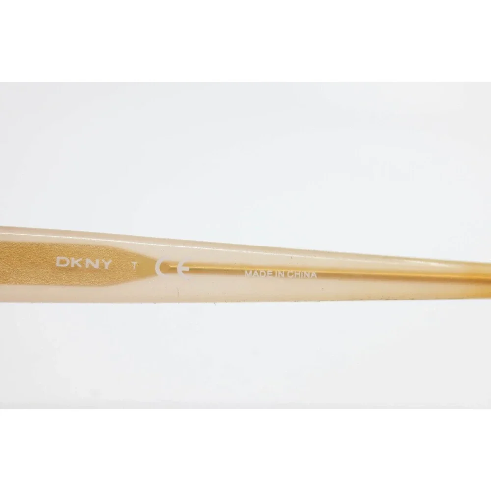 DKNY DY 5033 Bronze Rectangular Eyeglass Frames Women 52 16 135 Tan Temples